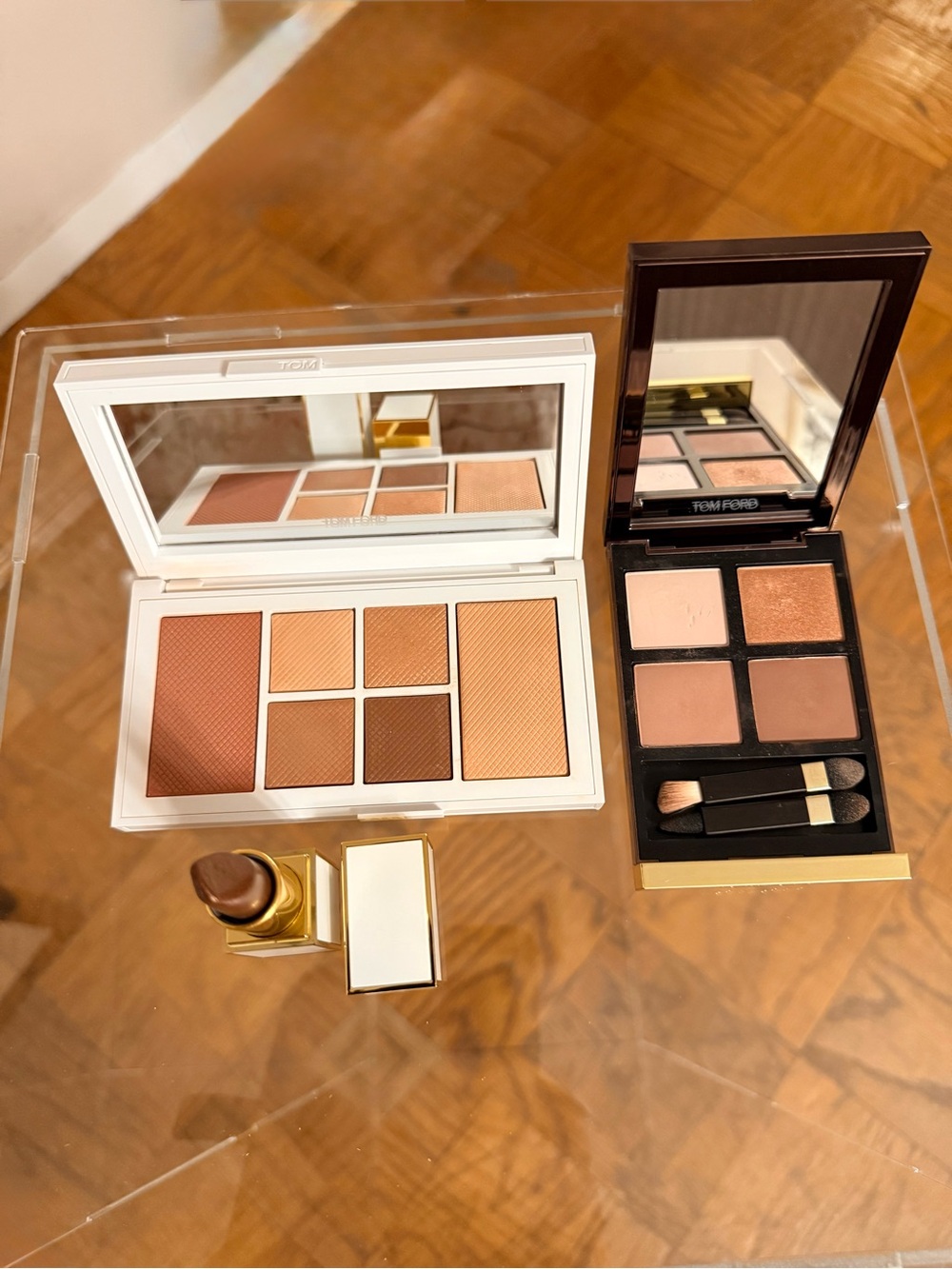 Tom Ford Luxury Makeup Bundle - Raw Desire Palette, Eye Quad & Bambou Lipstick